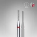 FA30R014/8 Elmas Yuvarlanmış Silindir Freze, Kırmızı, Çap 1,4 mm, Çalışma Kısmı 8 mm