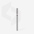 FA30R025/10 Elmas Yuvarlanmış Silindir Freze EXPERT, Kırmızı, Çap 2,5 mm, Çalışma Kısmı 10 mm