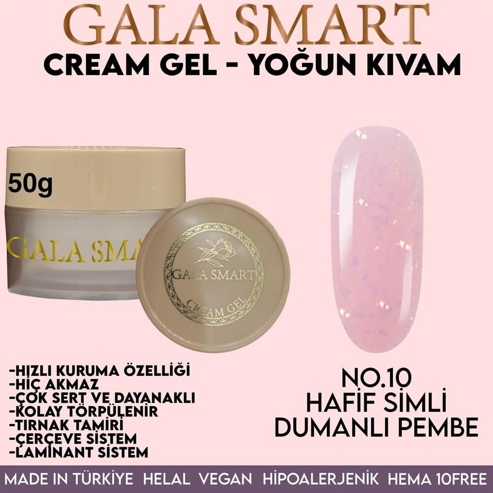 GALA SMART - CREAM GEL 50 G NO:10