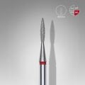 FA11R016/8 Elmas Sivri Alev Freze, Kırmızı, Çap 1,6 mm, Çalışma Kısmı 8 mm
