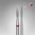 FA11R023/8 Elmas Sivri Alev Freze EXPERT, Kırmızı, Çap 2,3 mm, Çalışma Kısmı 8 mm