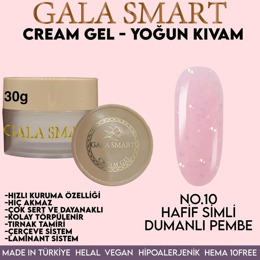 GALA SMART - CREAM GEL 30 G NO:10