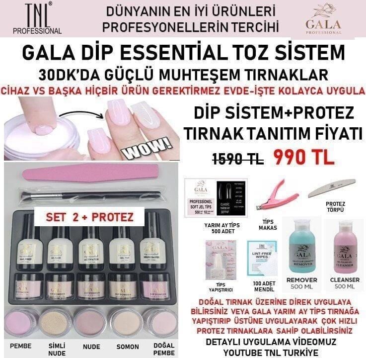 GALA DİP ESSENTİAN SİSTEM CİHAZSIZ 30 DK. SET:2 + PROTEZ