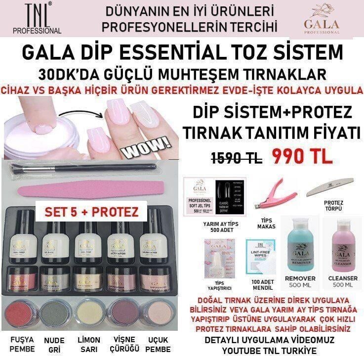 GALA DİP ESSENTİAN SİSTEM CİHAZSIZ 30 DK. SET:5 + PROTEZ