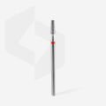 FA70R025/8 Elmas Kesik Koni Freze, Kırmızı, Çap 2,5 mm, Çalışma Kısmı 8 mm