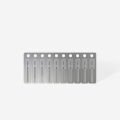 FA70RB025/8 Elmas Kesik Koni Freze EXPERT DUO, Kırmızı-mavi, Çap 2,5 mm, Çalışma Kısmı 8 mm