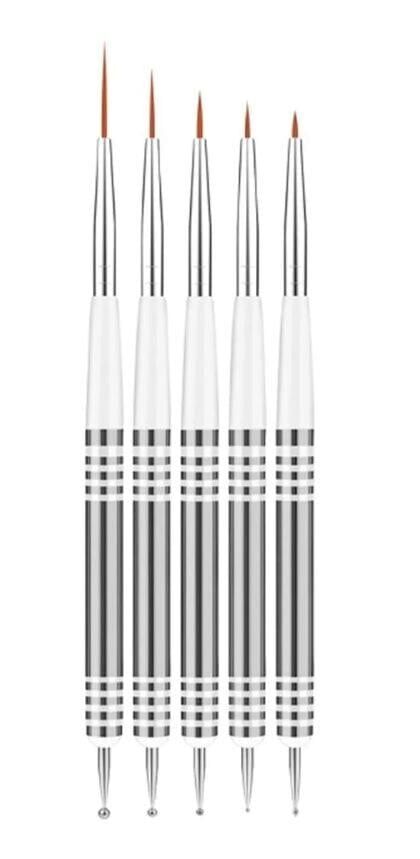 DOTSLU SÜSLEME NAİL ART ÇİZİM FIRÇA SETİ 5 Lİ