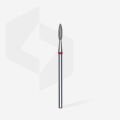 FA10R021/8 Elmas Alev Freze, Kırmızı, Çap 2,1 mm, Çalışma Kısmı 8 mm
