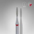 FA10R016/8 Elmas Alev Freze, Kırmızı, Çap 1,6 mm, Çalışma Kısmı 8 mm