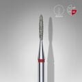 FA10R014/8 Elmas Alev Freze, Kırmızı, Çap 1,4 mm, Çalışma Kısmı 8 mm