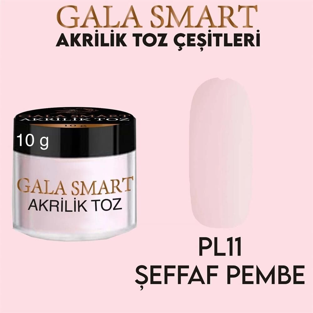 AKRİLİK TOZ 10 G - ŞEFFAF PEMBE