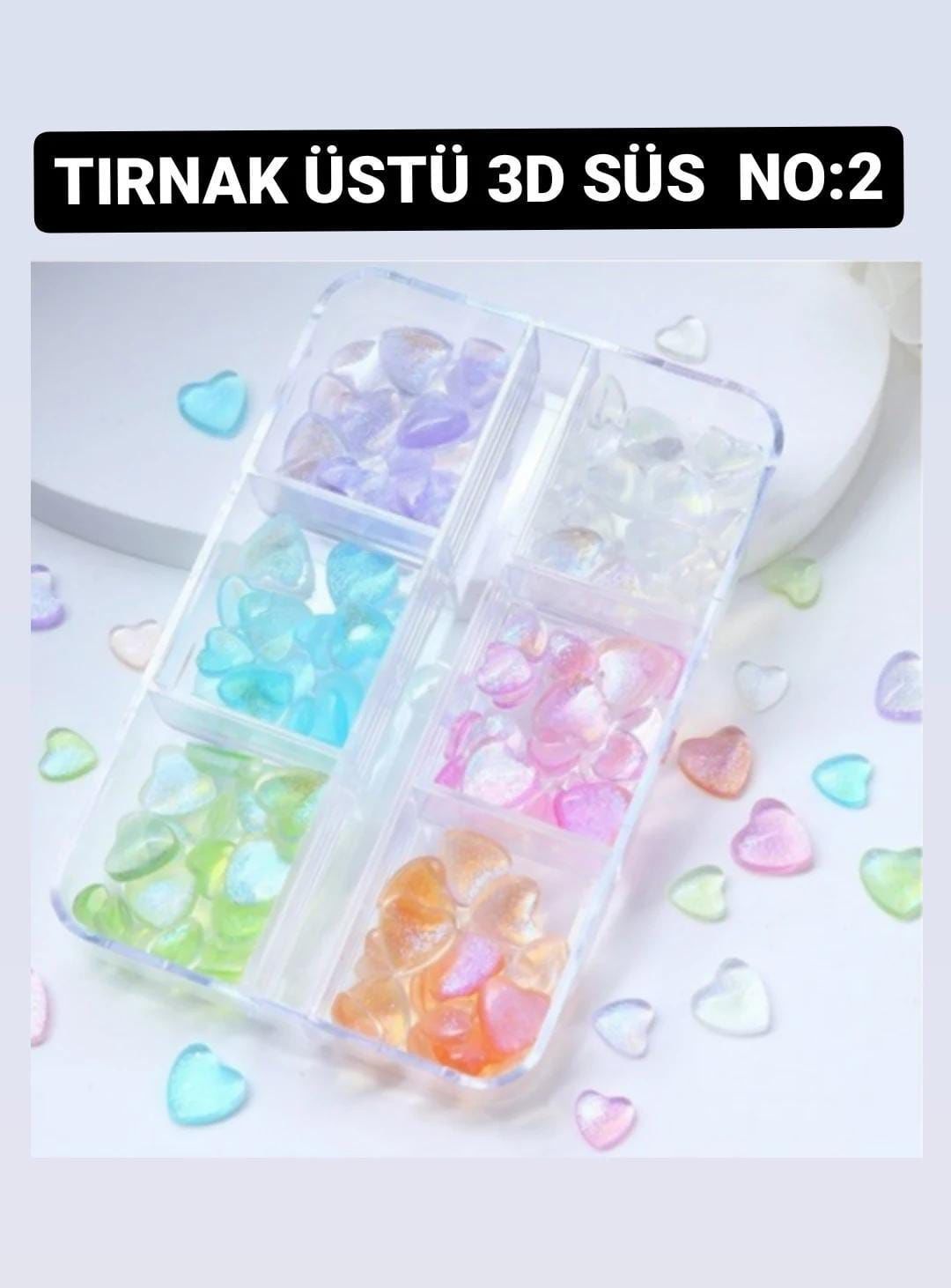 TIRNAK ÜSTÜ 3D ÇARM SÜS NO:2