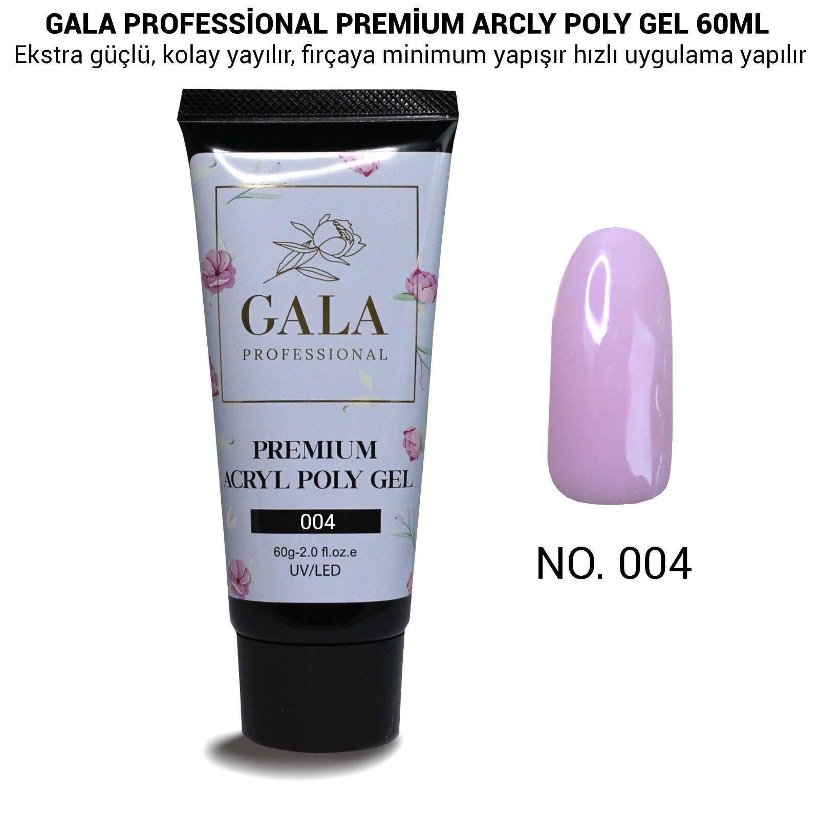 GALA PREMİUM ARCLY POLY JEL 60 ML NO:04