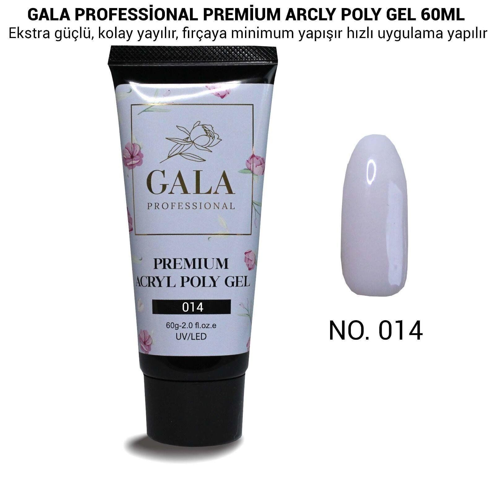 GALA PREMİUM ARCLY POLY JEL 60 ML NO:14