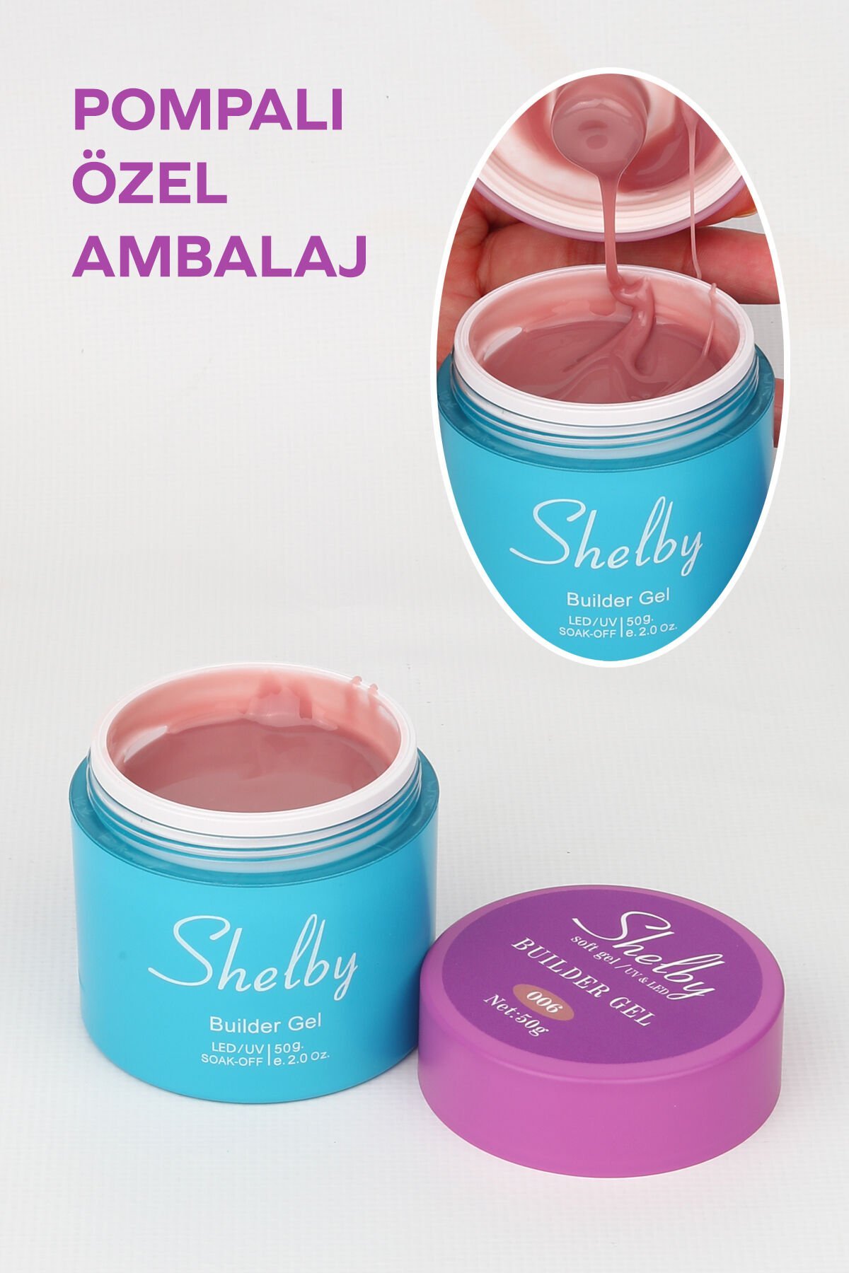 SHELBY 06 - 50 Gr. POMPALI SOFT BUILDER GEL