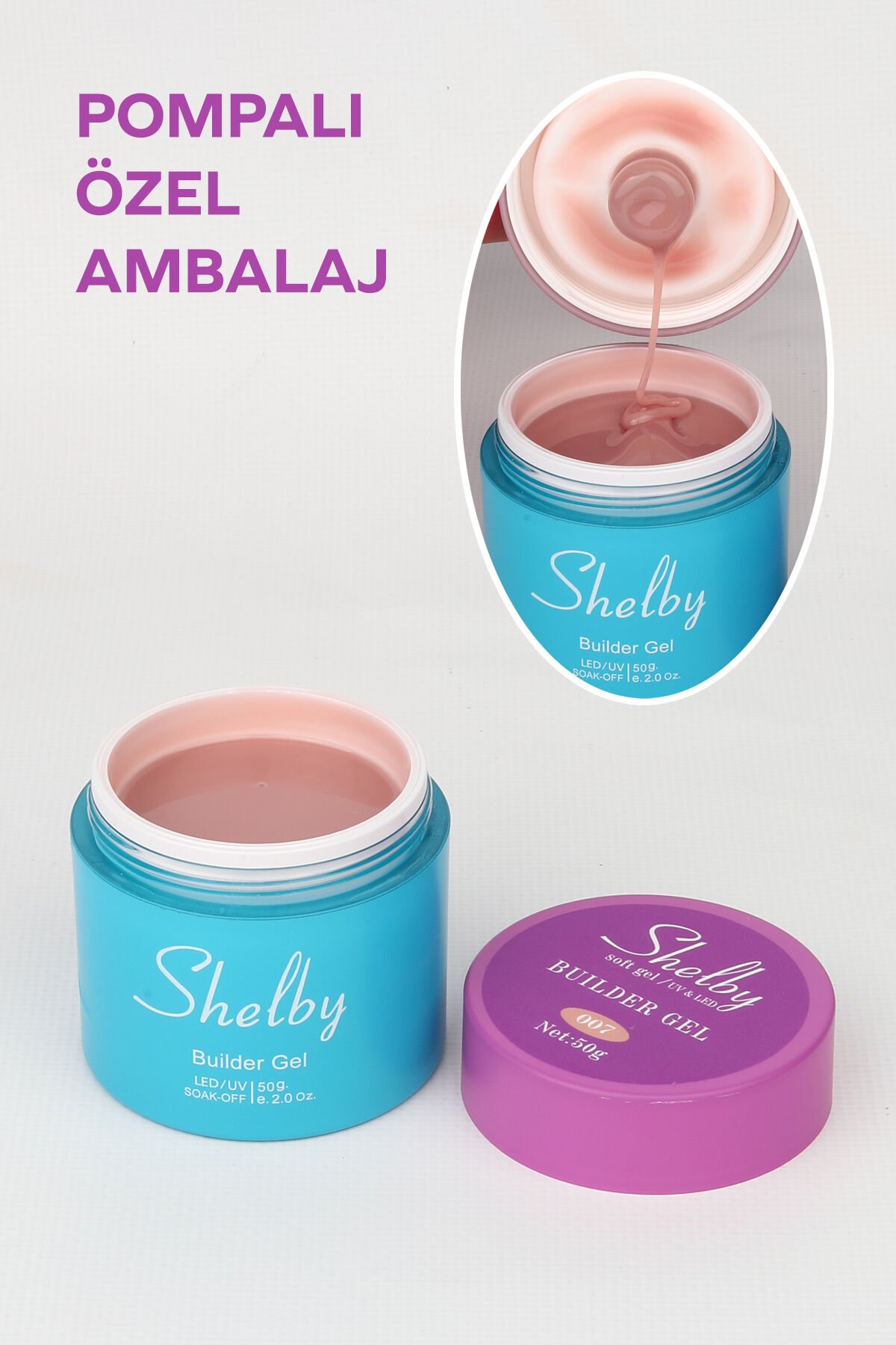 SHELBY 07 - 50 Gr. POMPALI SOFT BUILDER GEL