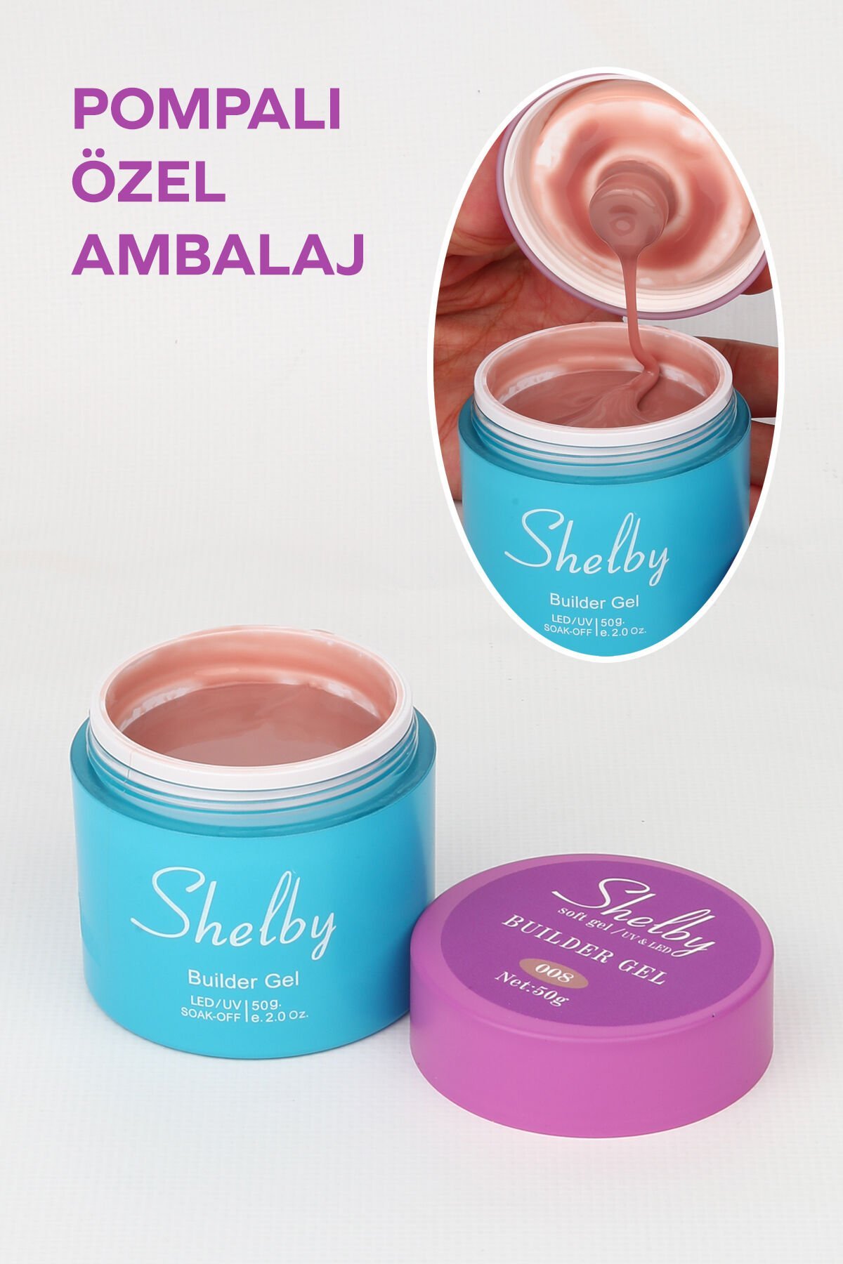 SHELBY 08 - 50 Gr. POMPALI SOFT BUILDER GEL