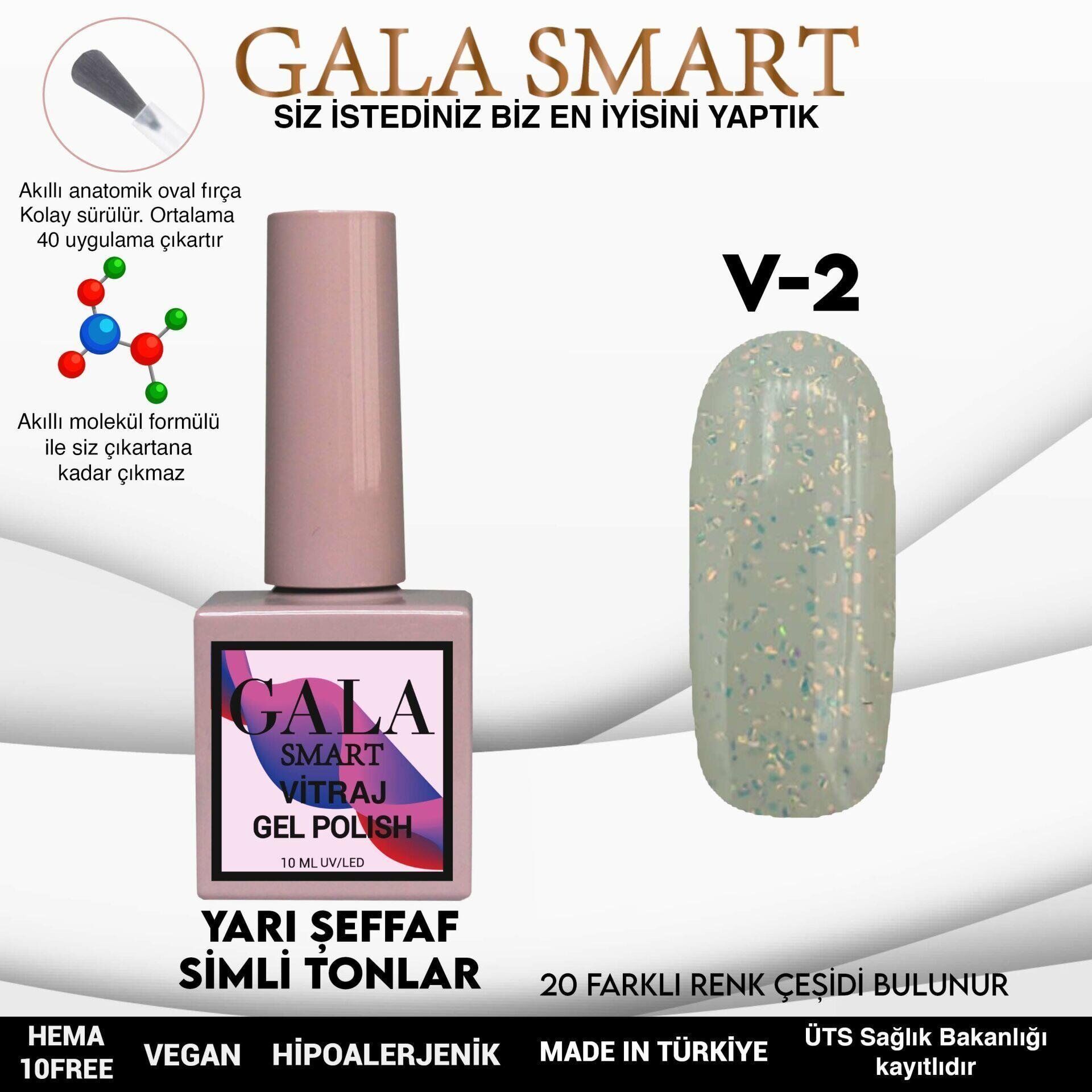 GALA SMART VİTRAJ KALICI OJE 10 ml V2