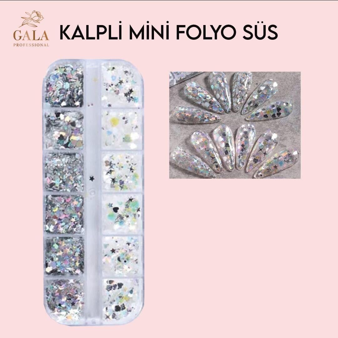 GALA KALPLİ MİNİ FOLYO SÜS