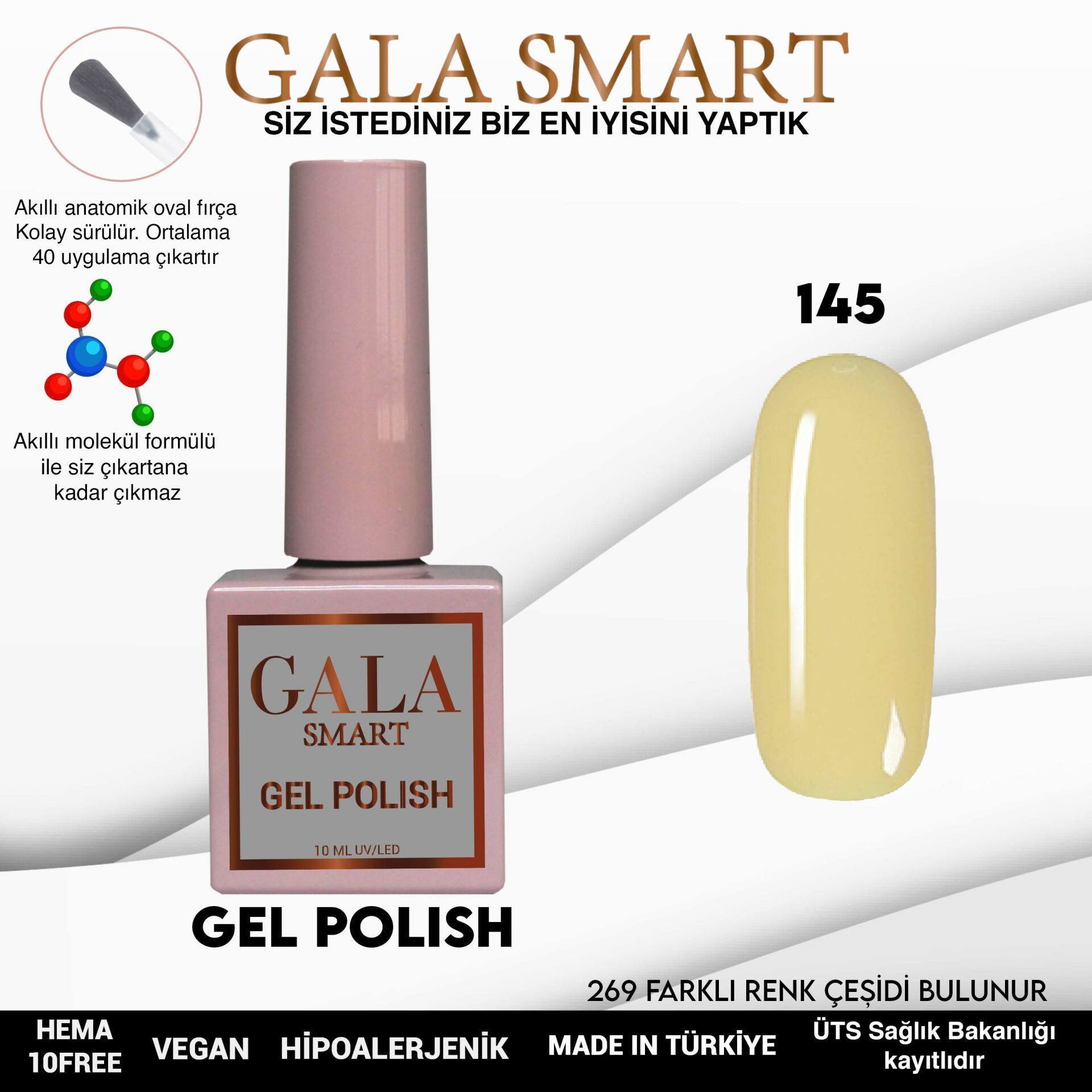 GALA SMART CLASSİC KALICI OJE 10 mle NO:145