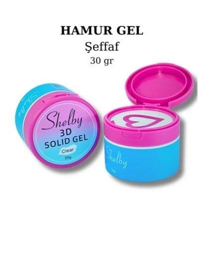 SHELBY 3D SOLID HAMUR JEL 30 GR.ŞEFFAF