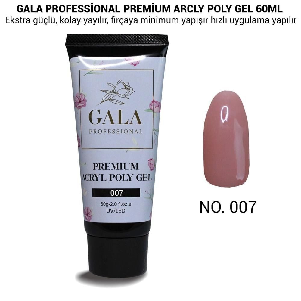 GALA PREMİUM ARCLY POLY JEL 60 ML NO:07