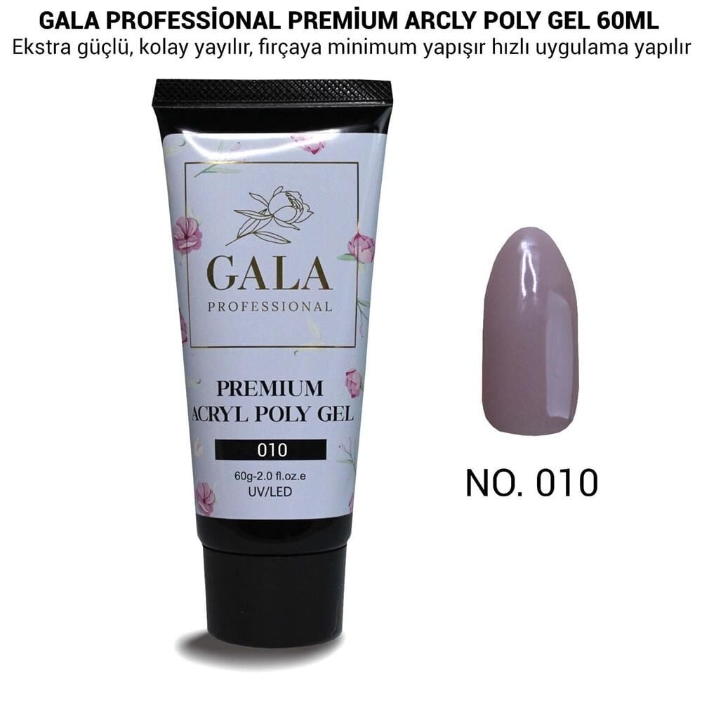 GALA PREMİUM ARCLY POLY JEL 60 ML NO:10