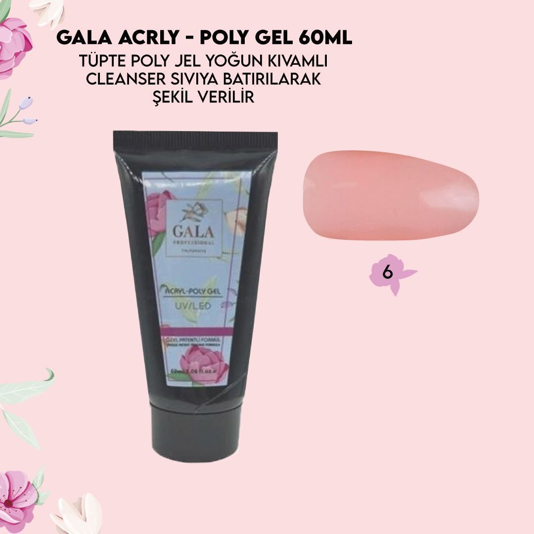GALA 60 ML ARCLY POLY JEL NO:6