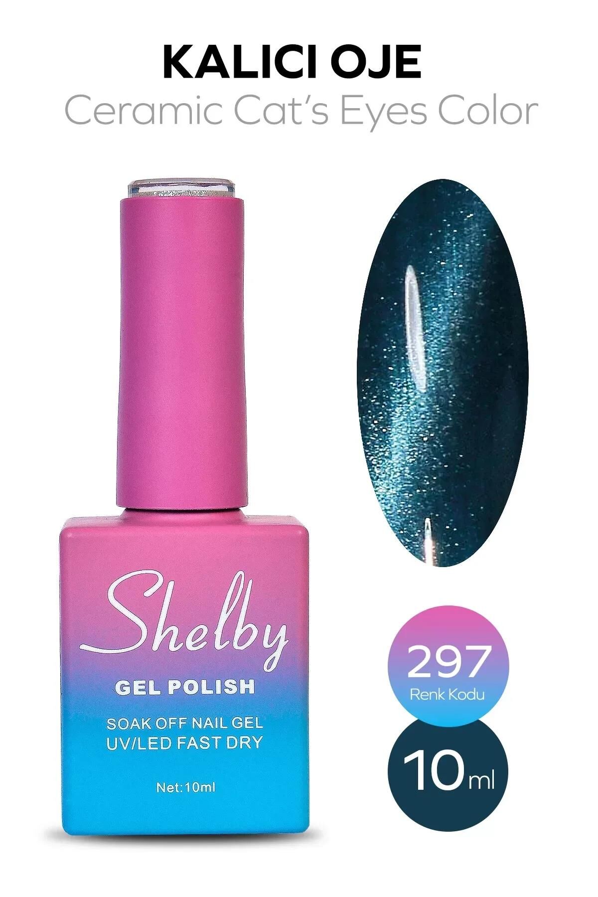 SHELBY 10 ML. A297 SERAMİK KEDİ GÖZÜ KALICI OJE