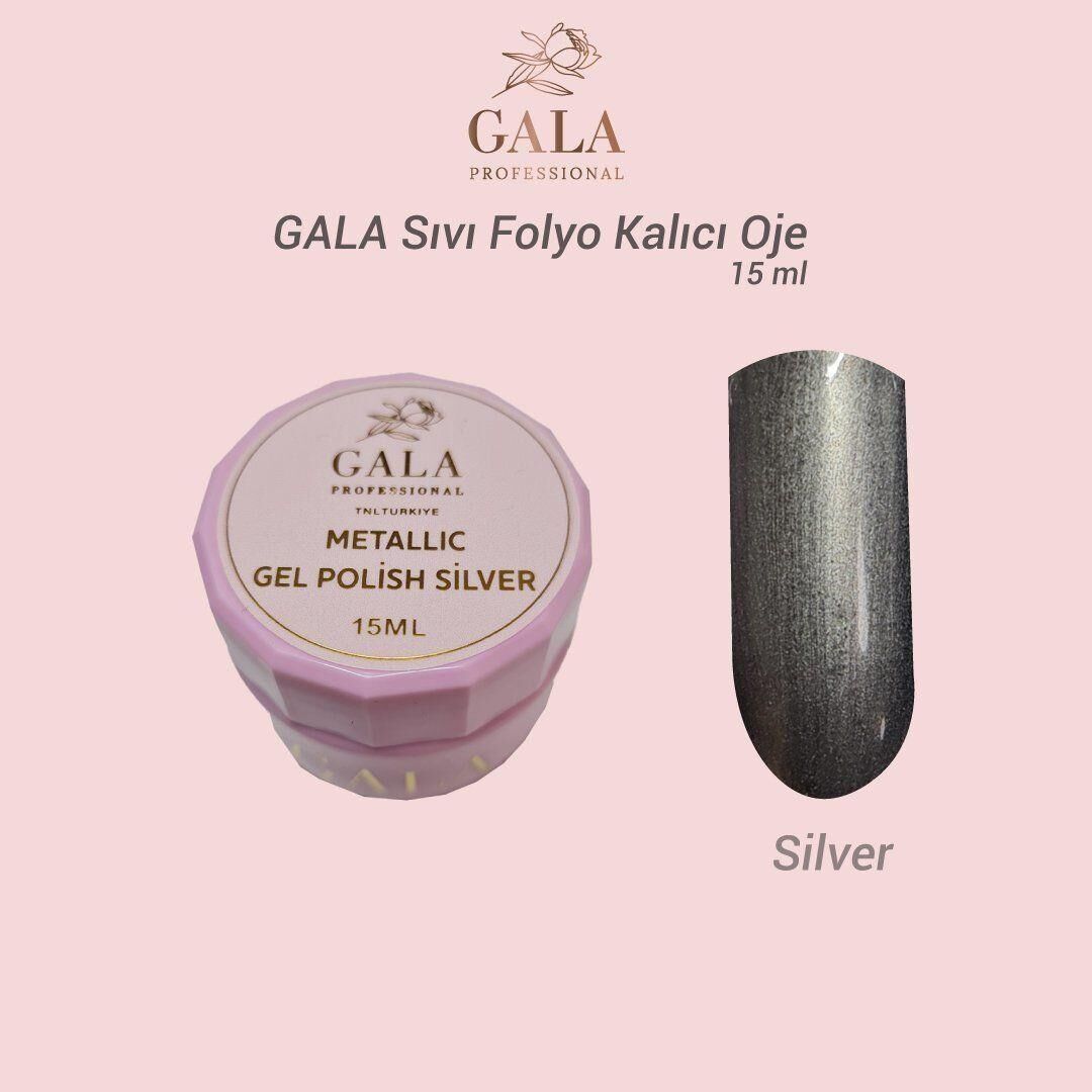GALA METALLİC OJE SİLVER 15 ml