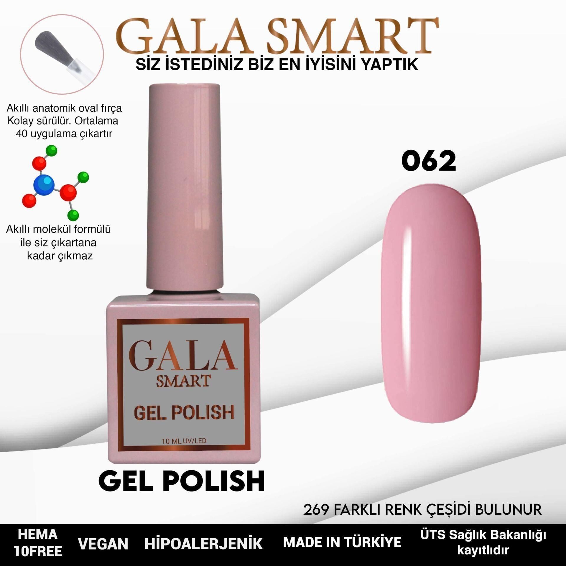GALA SMART CLASSİC KALICI OJE 10 mle NO:062