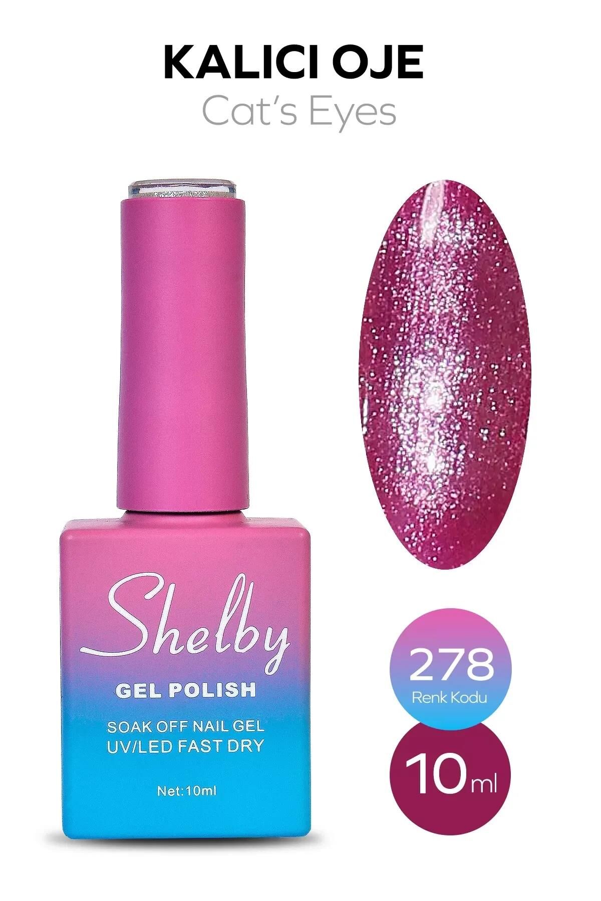 SHELBY 10 ML. A278 KEDİ GÖZÜ KALICI OJE