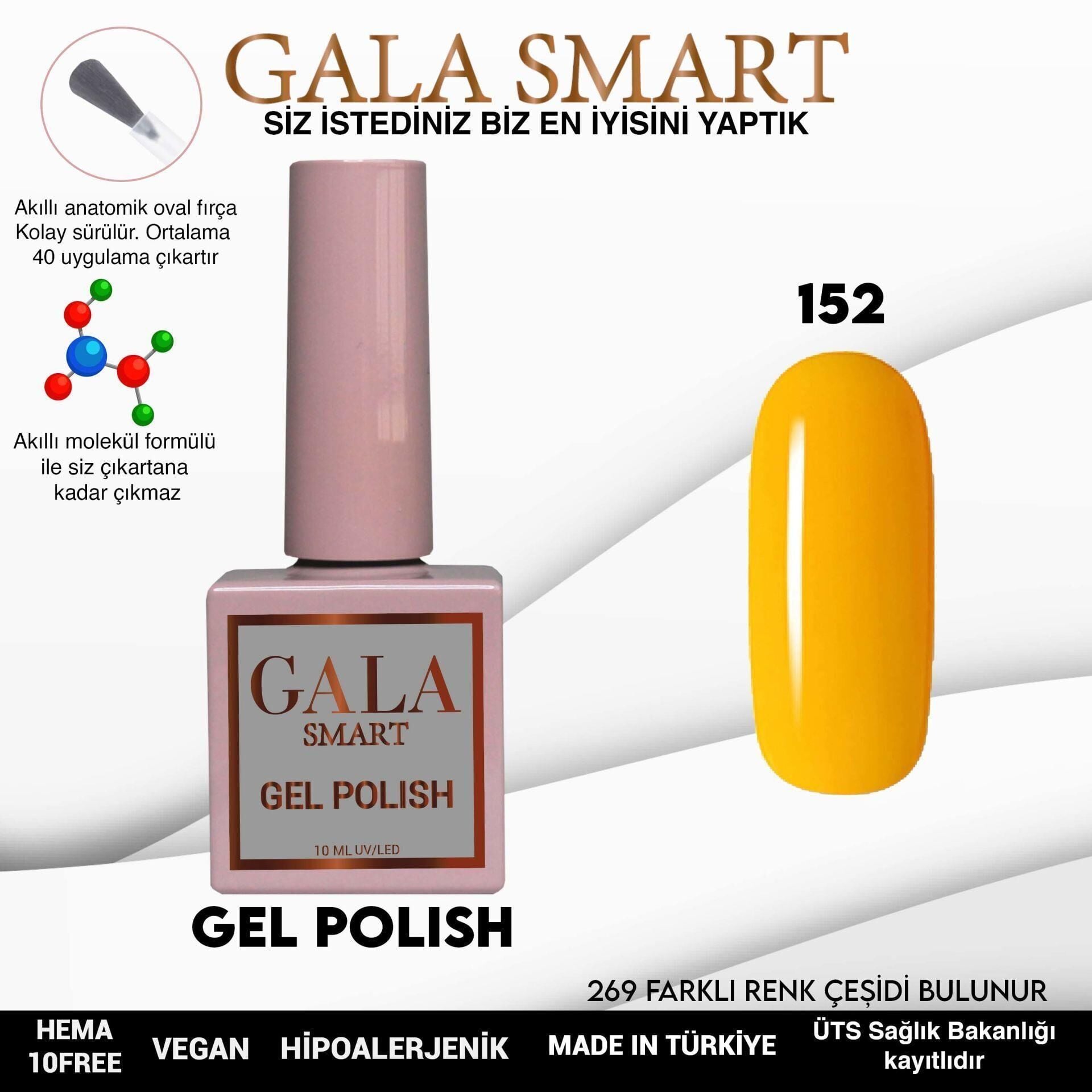 GALA SMART CLASSİC KALICI OJE 10 mle NO:152