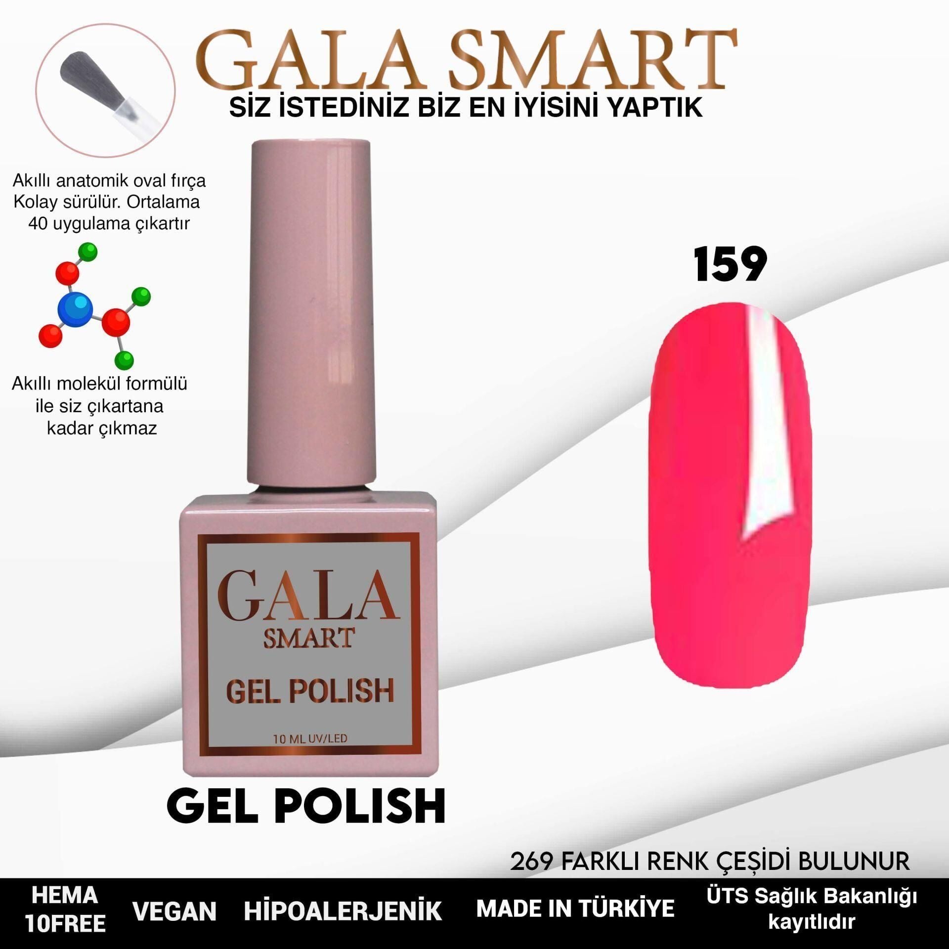 GALA SMART CLASSİC KALICI OJE 10 mle NO:159