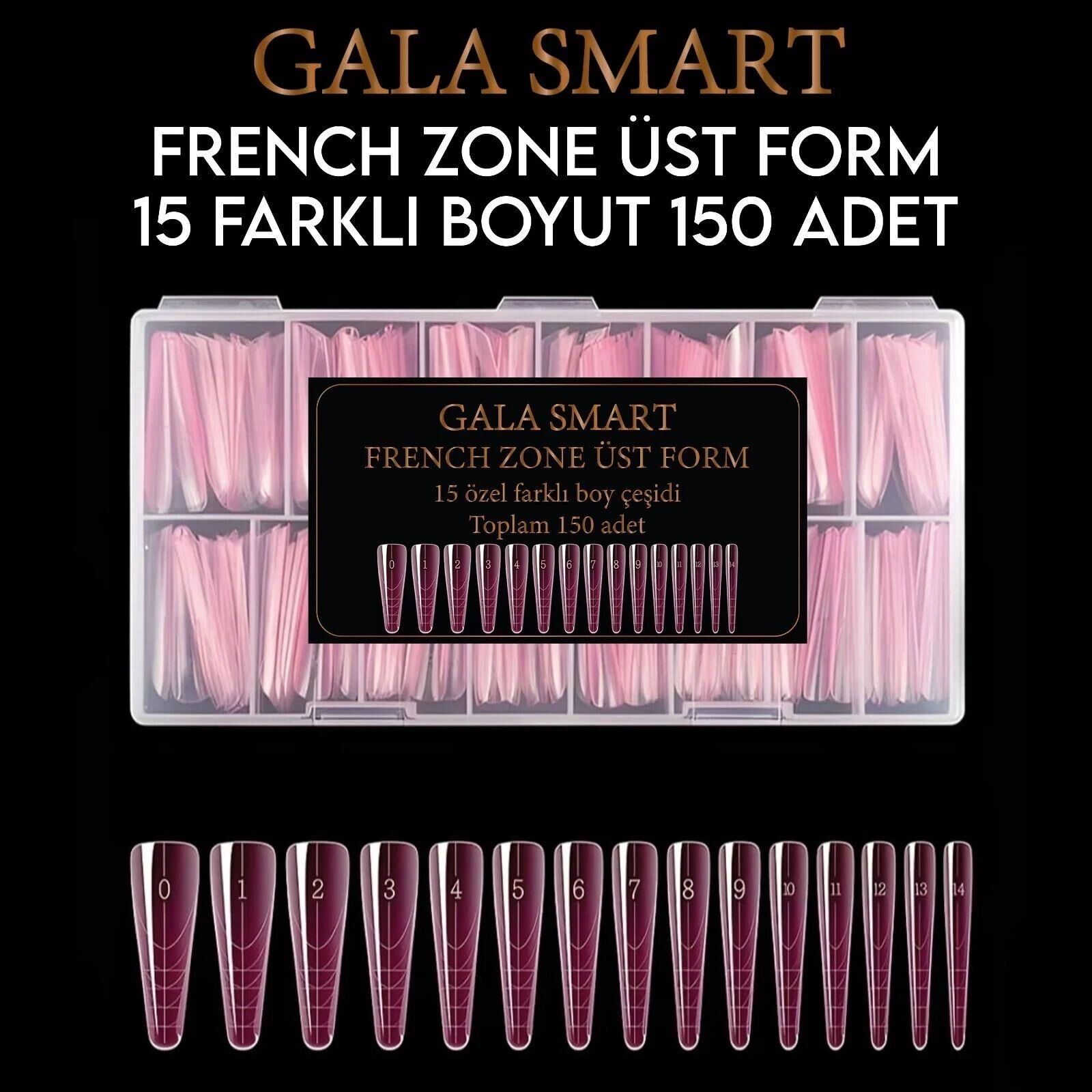 ÜST FORM - FRENCH ZONE 15 FARKLI BOYUT 150 Lİ KUTU