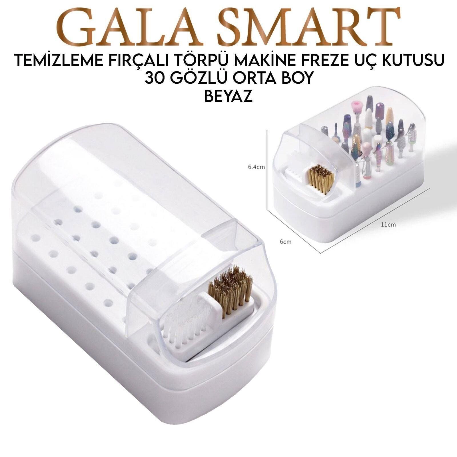 UÇ KUTUSU - TEMİZLEME FIRÇALI - BEYAZ RENK