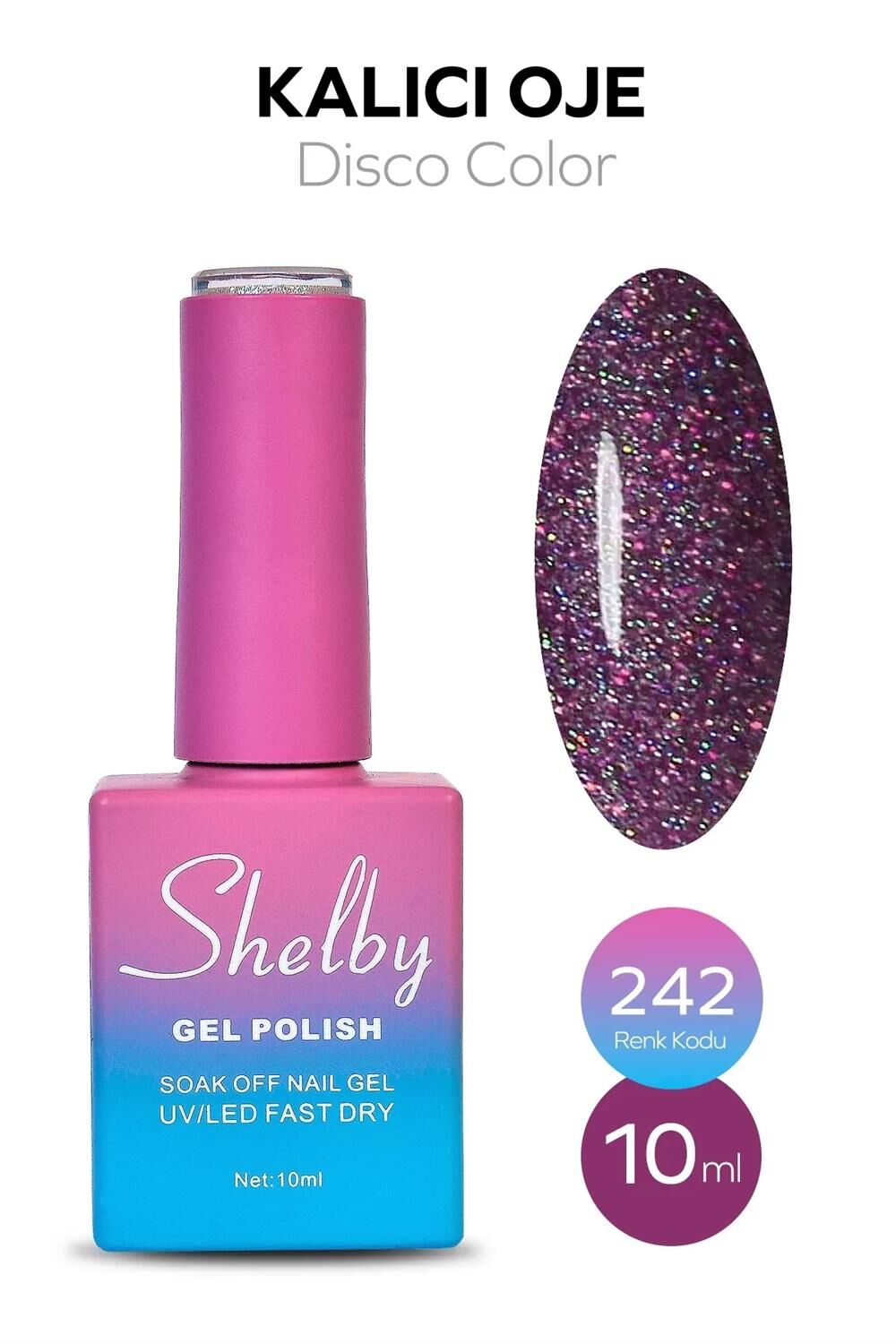 SHELBY 10 ML. A242 DİSKO KALICI OJE