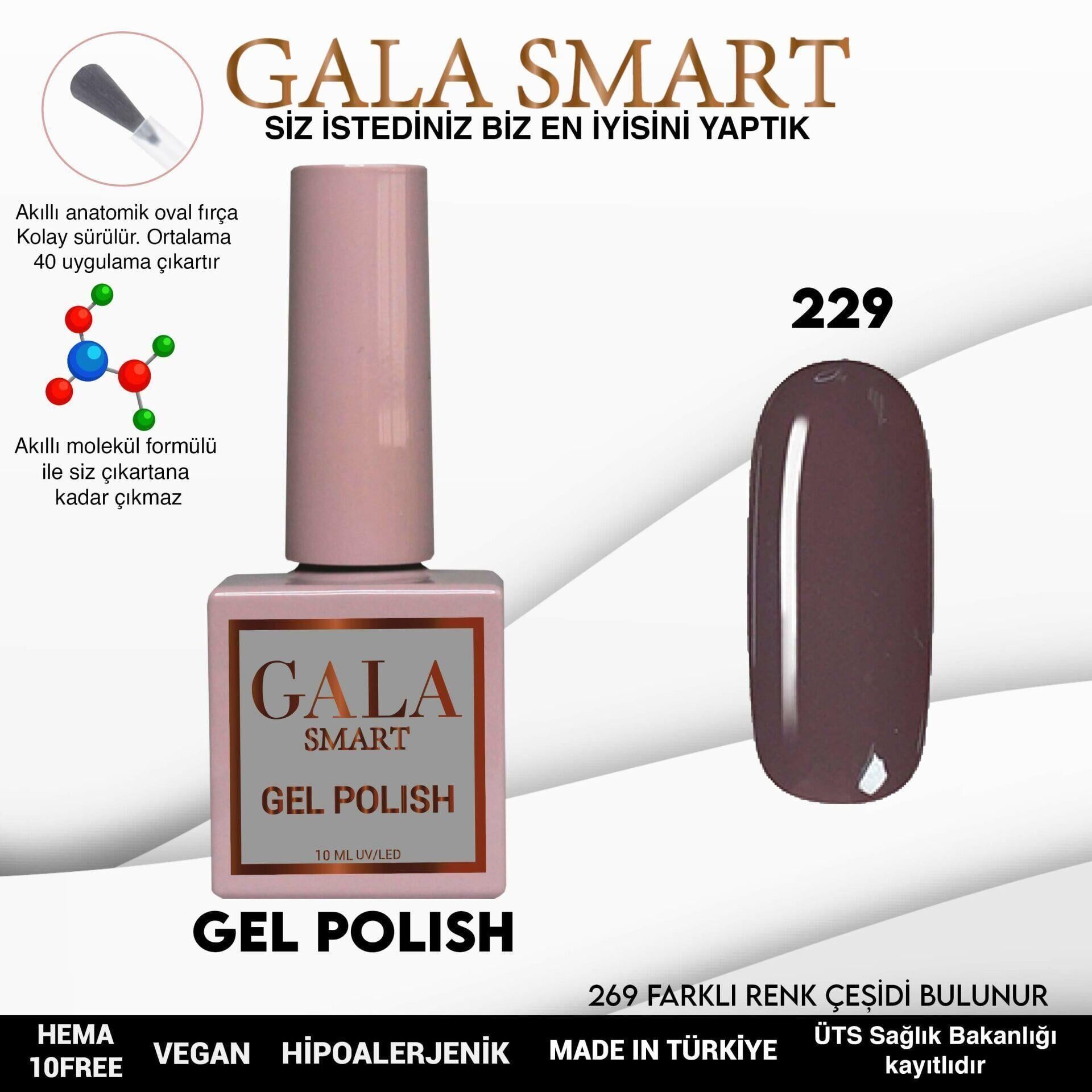 GALA SMART CLASSİC KALICI OJE 10 mle NO:229