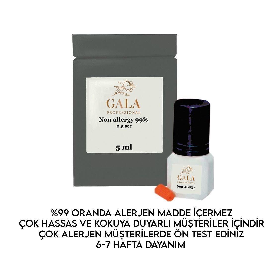 İpek Kirpik Yapıştırıcı GALA NON ALLARGY 0.5 Saniye 5 ml