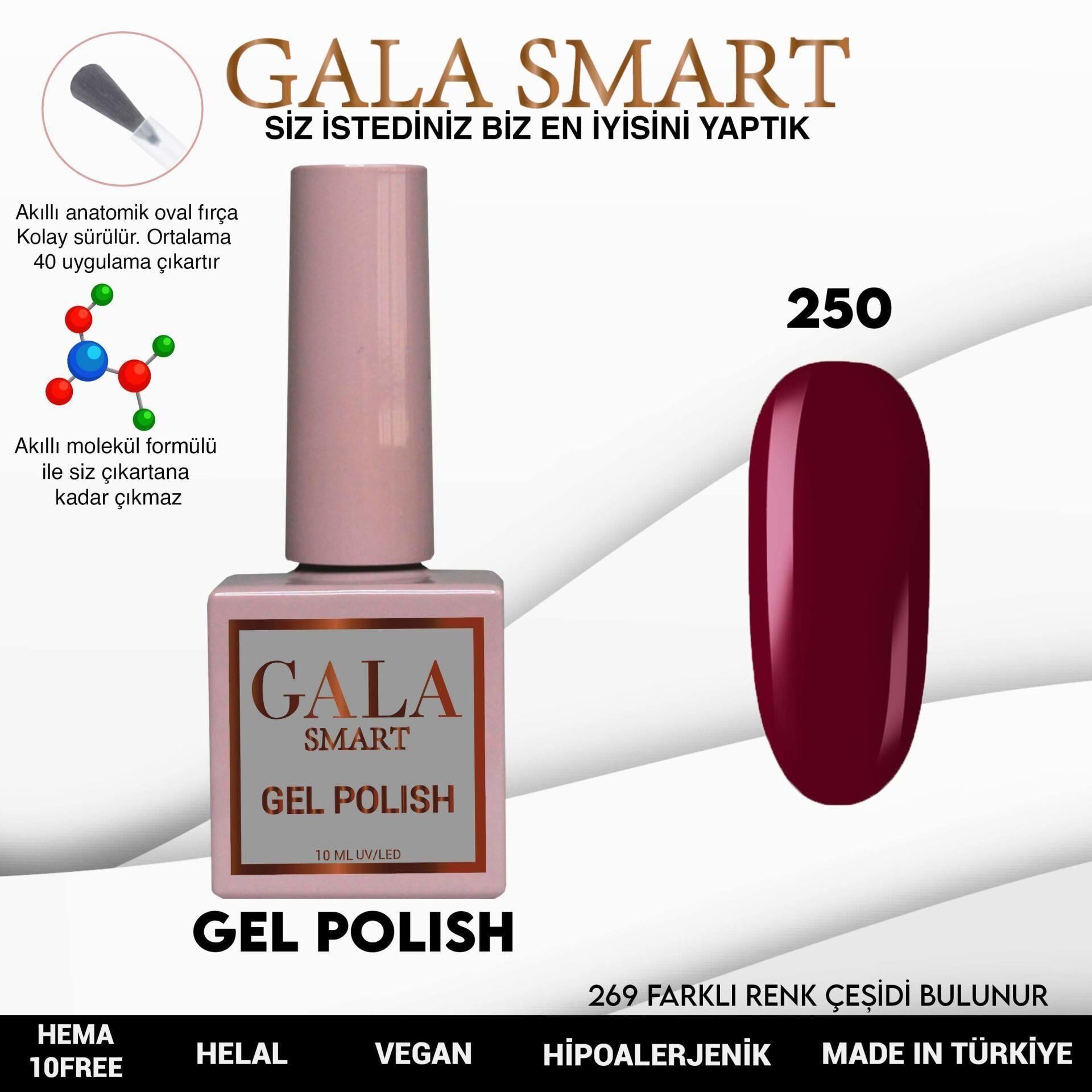 GALA SMART CLASSİC KALICI OJE 10 mle NO:250