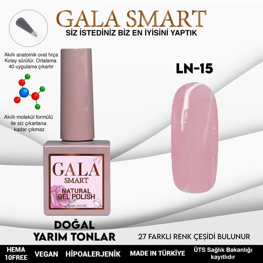 GALA SMART NATURAL KALICI OJE 10 mle LN15