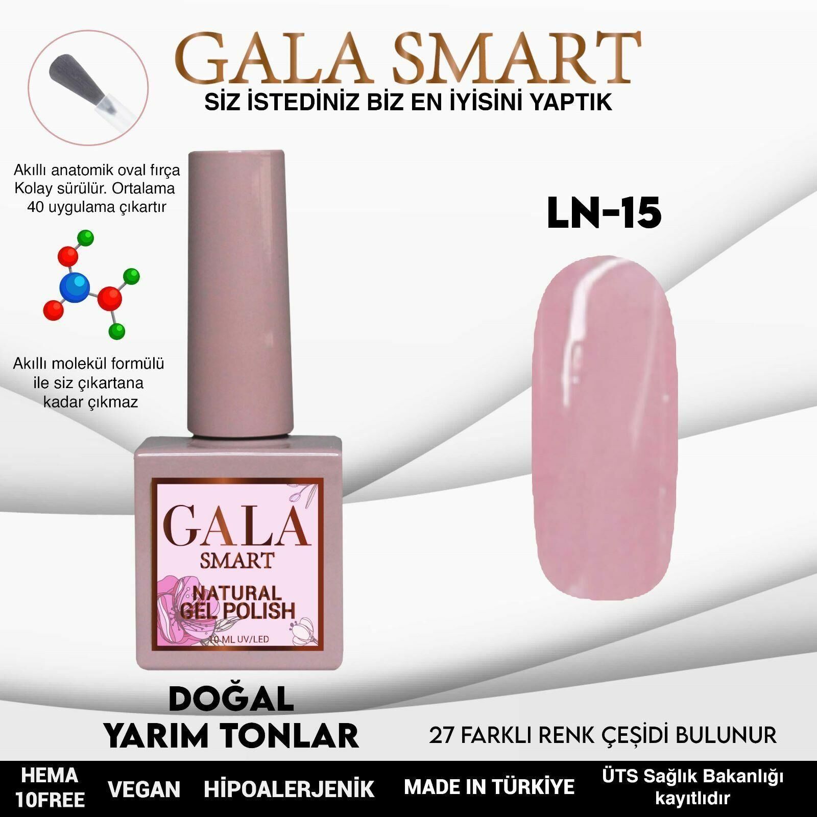 GALA SMART NATURAL KALICI OJE 10 mle LN15