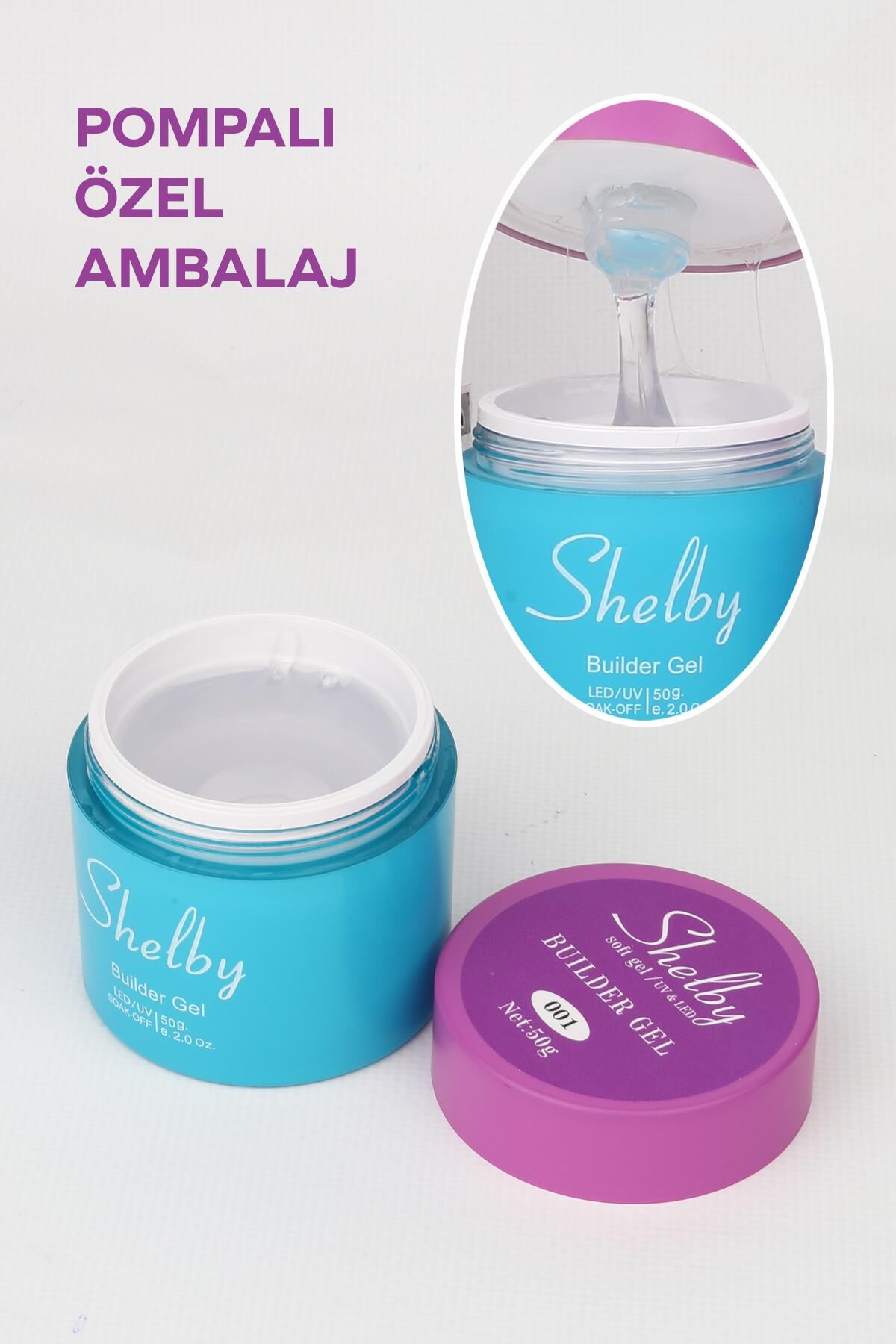 SHELBY 01 - 50 Gr. POMPALI SOFT BUILDER GEL