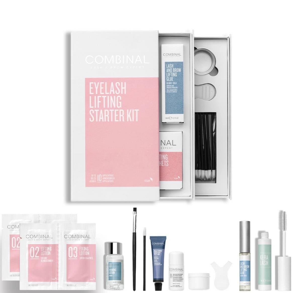 Combinal Kirpik Lifting Ve Kaş Laminasyon Orta Set (45-60 Uygulamalık)