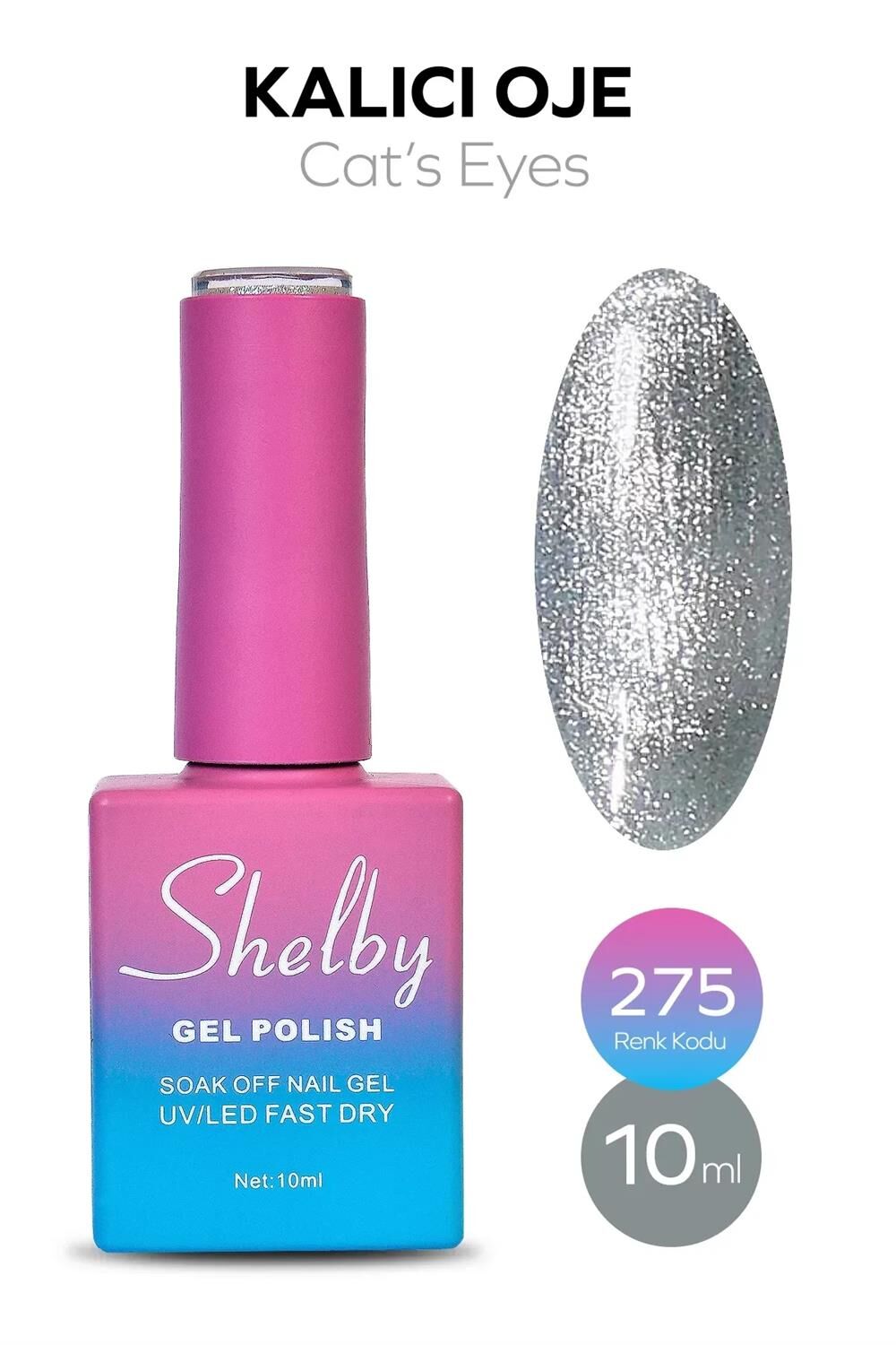 SHELBY 10 ML. A275 KEDİ GÖZÜ KALICI OJE