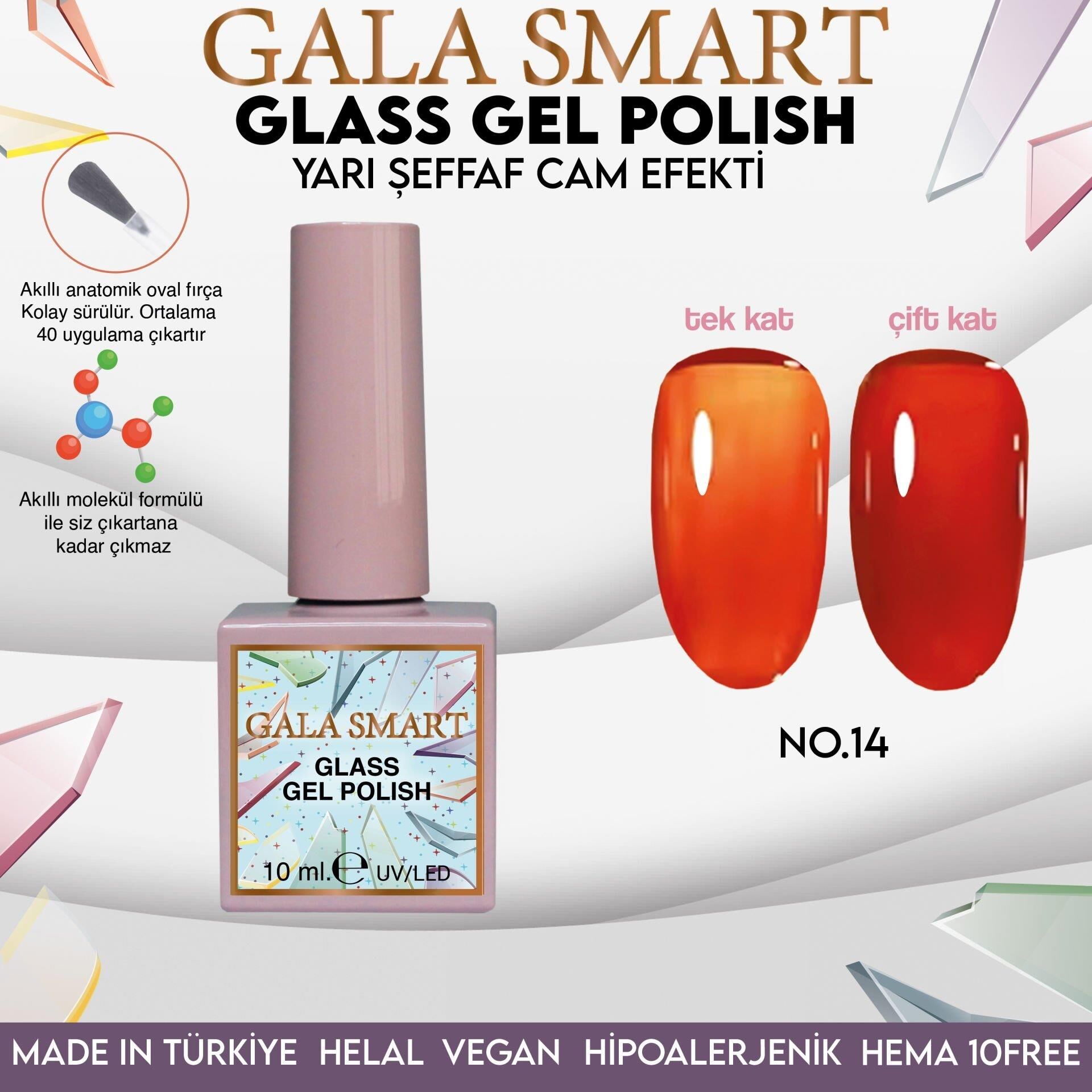 GALA SMART GLASS KALICI OJE 10 mle NO:14