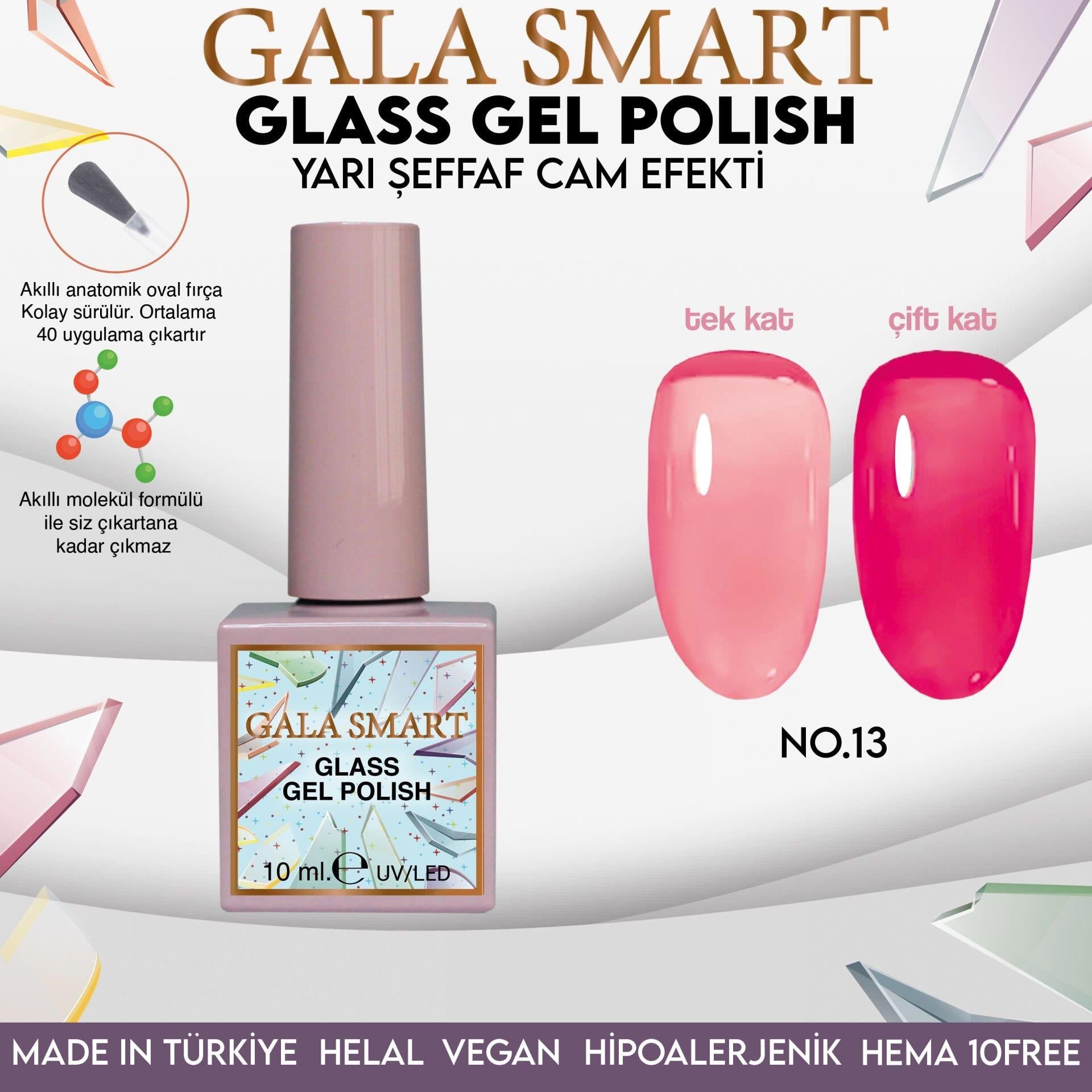 GALA SMART GLASS KALICI OJE 10 mle NO:13