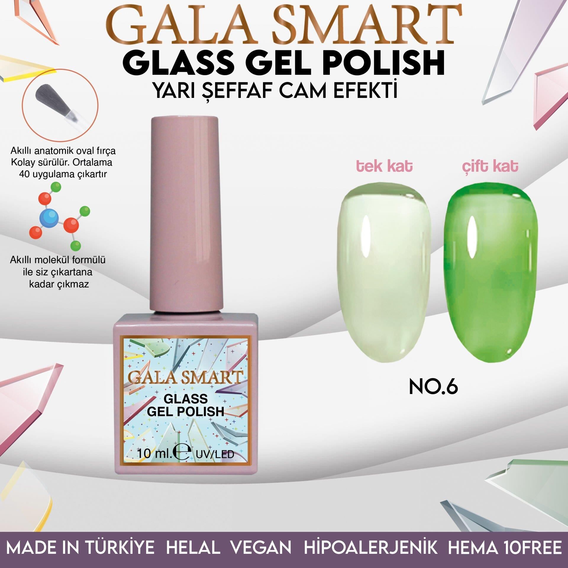 GALA SMART GLASS KALICI OJE 10 mle NO:06