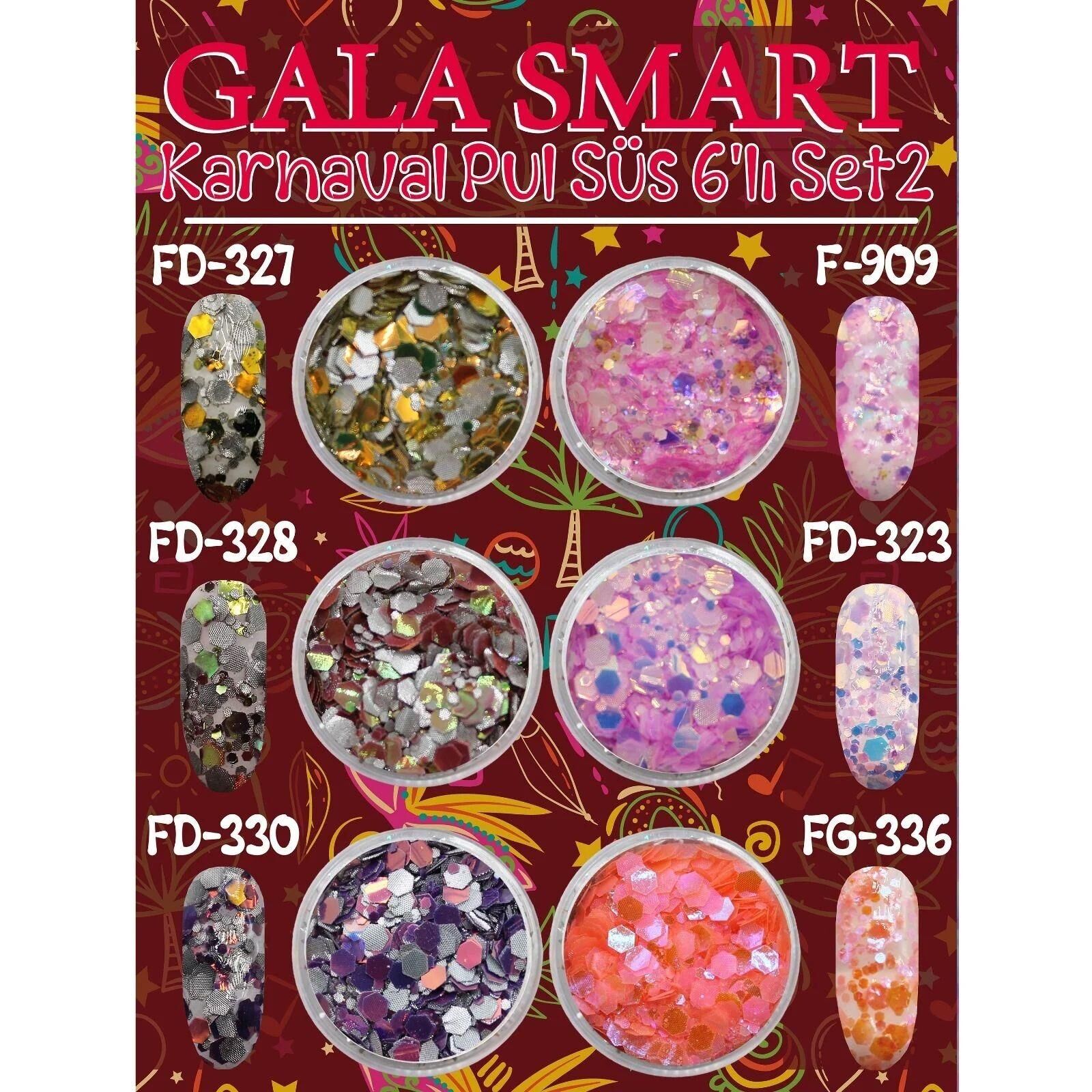 KARNAVAL PUL SÜS 6 LI SET-2