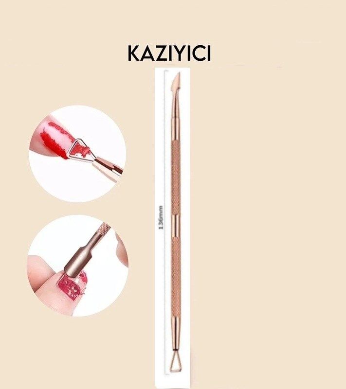 GALA TIRNAK KAZIYICI PUSHER GOLD-GÜMÜŞ RENK